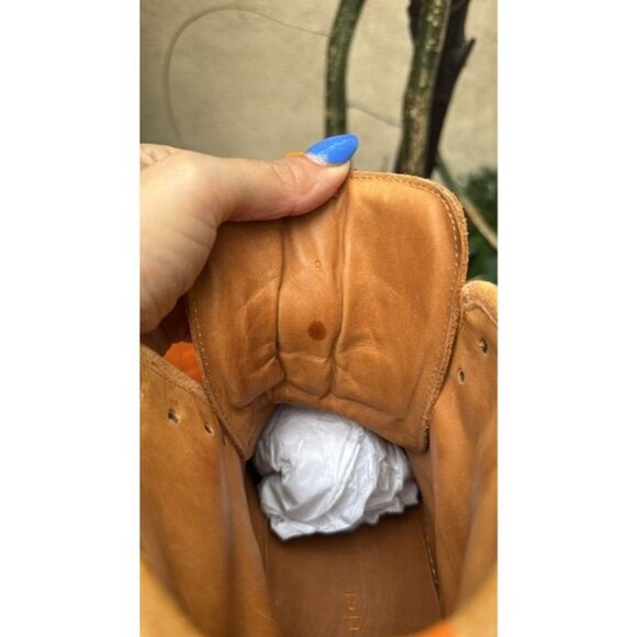 DANIEL PATRICK Size 9 Men's Orange Shoes Designer Used - Picture 7 of 7